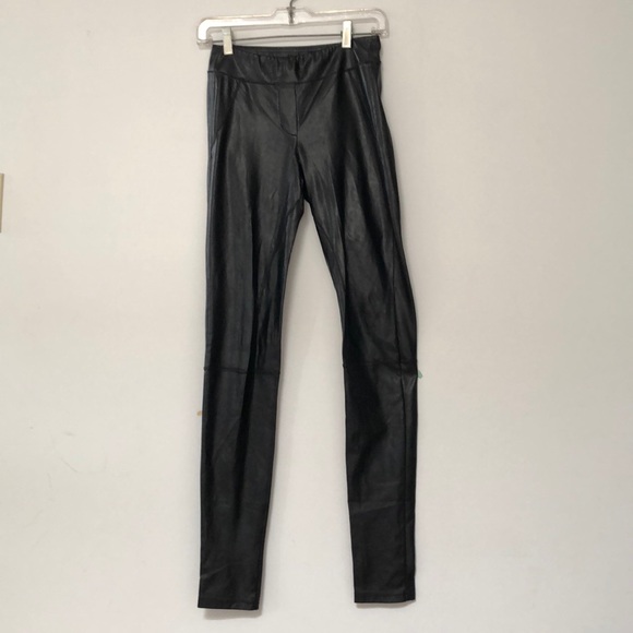Aritzia Pants - Aritzia Wilfred Free faux leather moto leggings